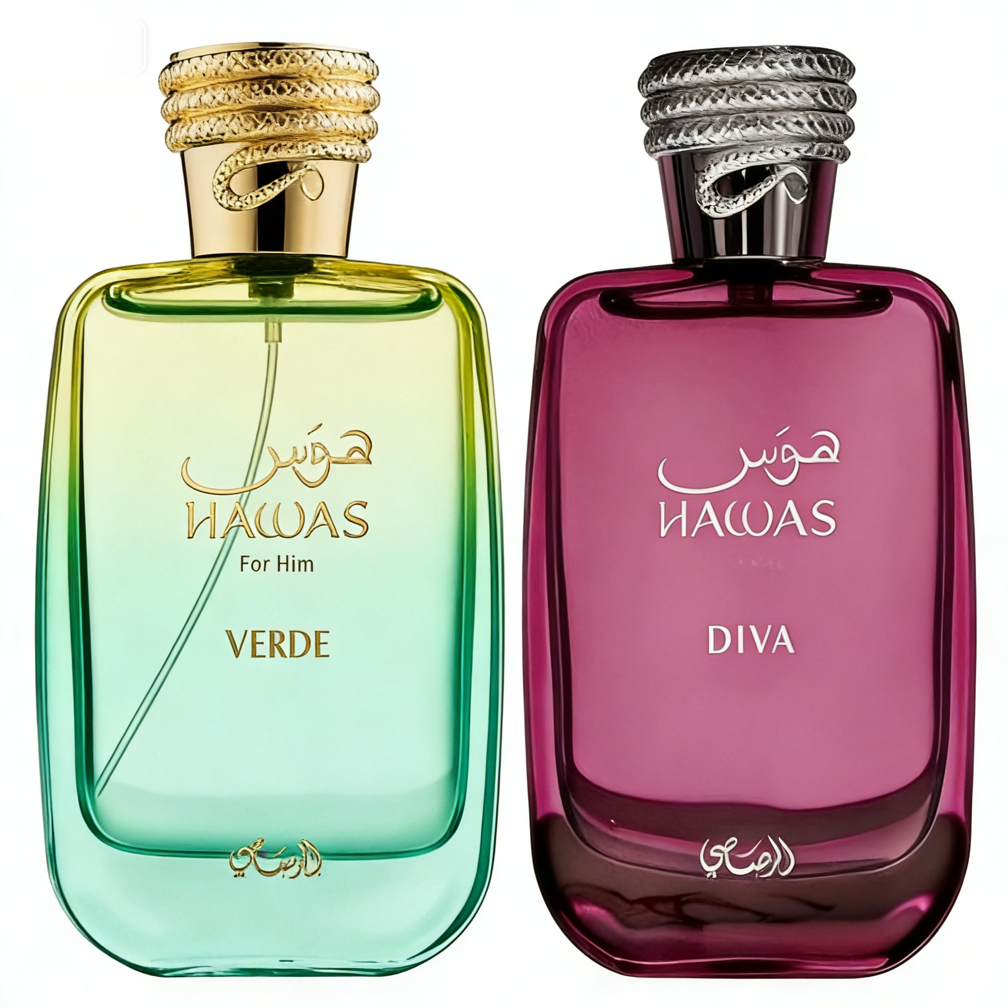 Perfume Fragrance Notes - Hawas Verde and Diva Perfume 100ml