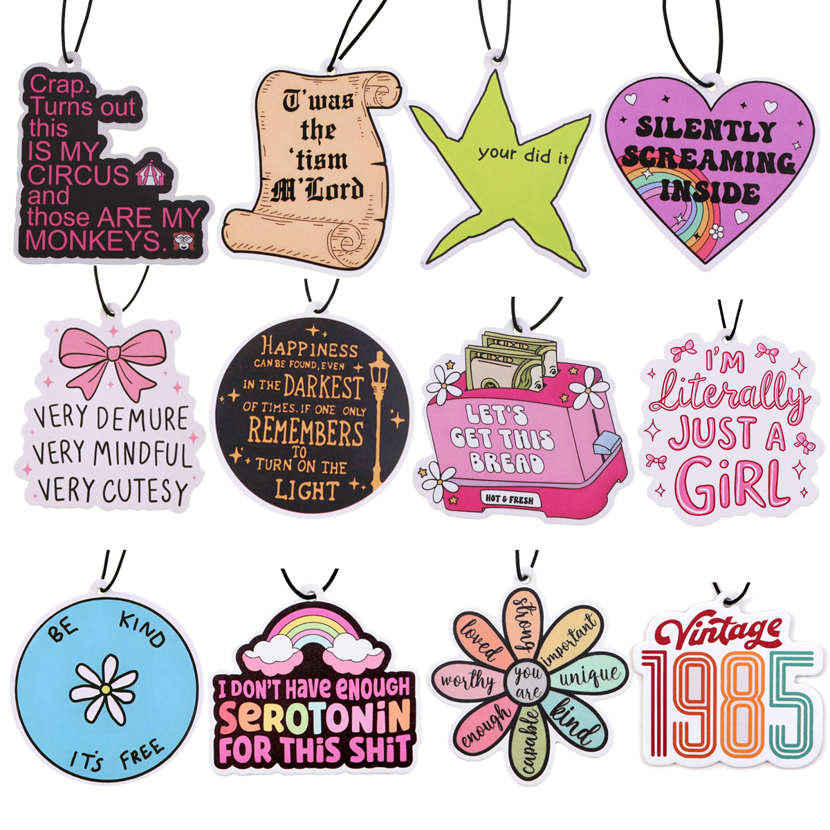 Perfume Fragrance Quotes - Quote Phrase Word Fragrant Paper Auto