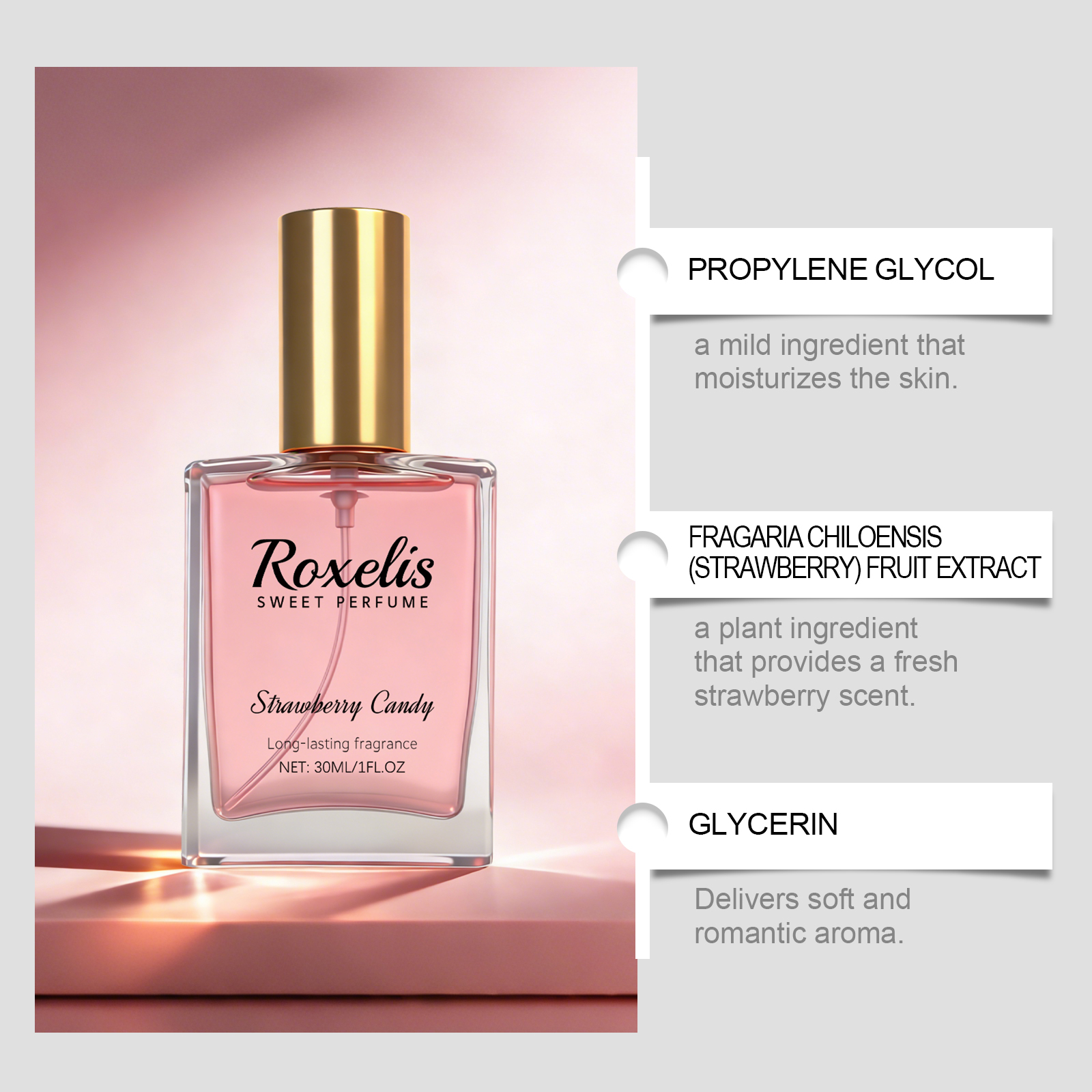 Strawberry Candy Sweet Fragran - Perfume Fresh Fragrance 리뷰 및 가격