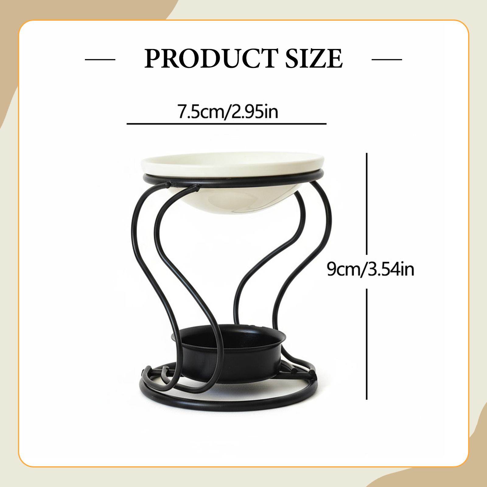 Creative Metal Oil Burner Wax  - Perfume Fragrance Base 리뷰 및 가격