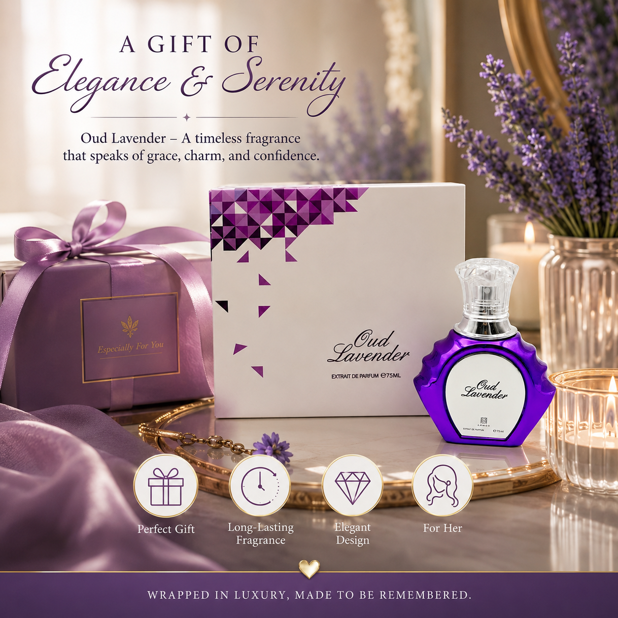 Lux Oud Lavender Extrait De Pa - Perfume Fragrance For Women 리뷰 및 가격